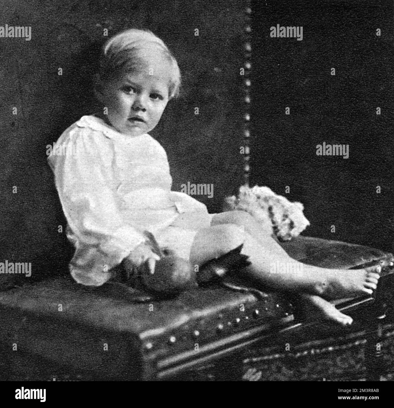 Arthur Valerian Wellesley, 8e duc de Wellington enfant Banque D'Images