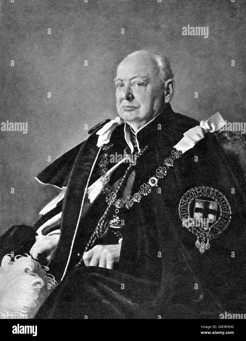 Le RT. Hongrois Winston Spencer Churchill Banque D'Images