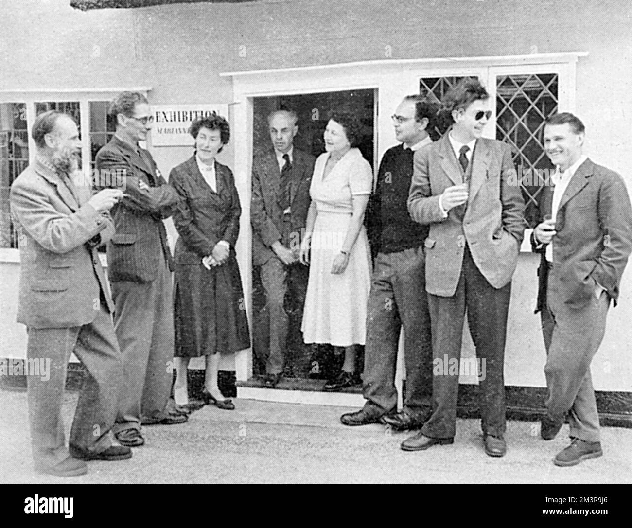 Spectacle du village d'artistes à Great Bardfield, Essex Banque D'Images