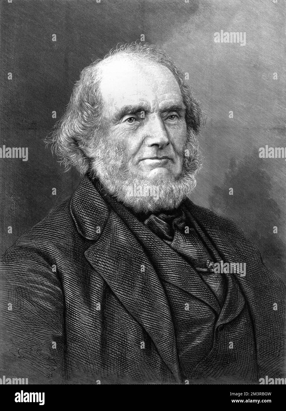 Portrait du très bon honneur Earl Russel, K. G Banque D'Images