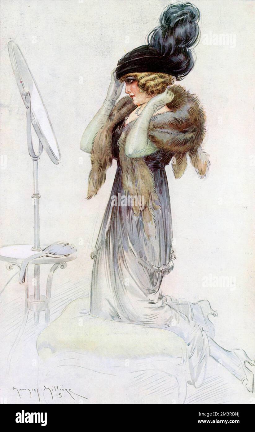 Prêt à sortir 1914 Banque D'Images