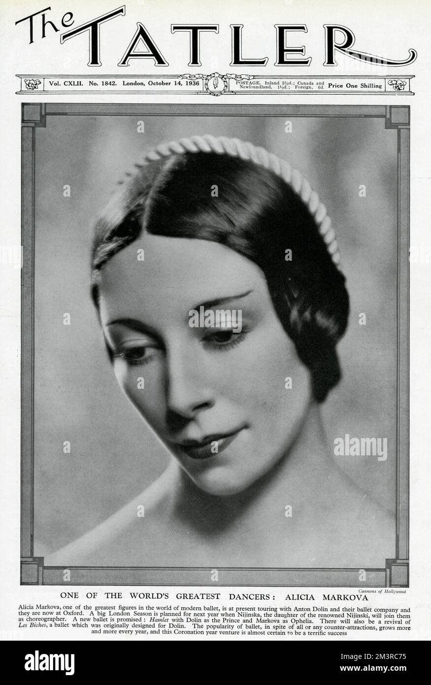 Dame Alicia Markova Banque D'Images