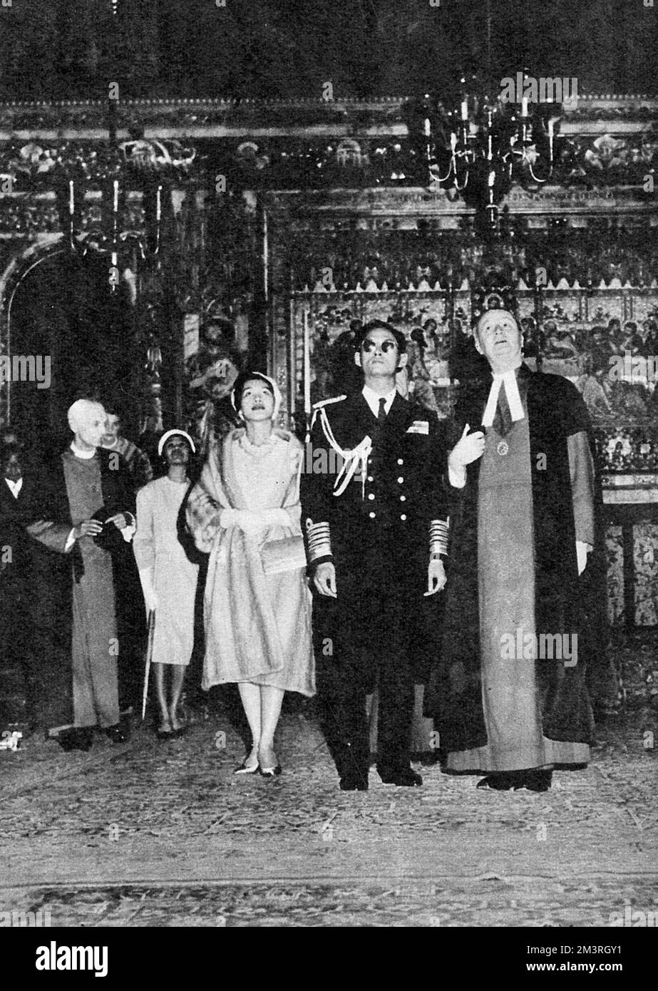 Le roi Bhumibol Adulyadej et la reine Sirikit de Thaïlande Banque D'Images