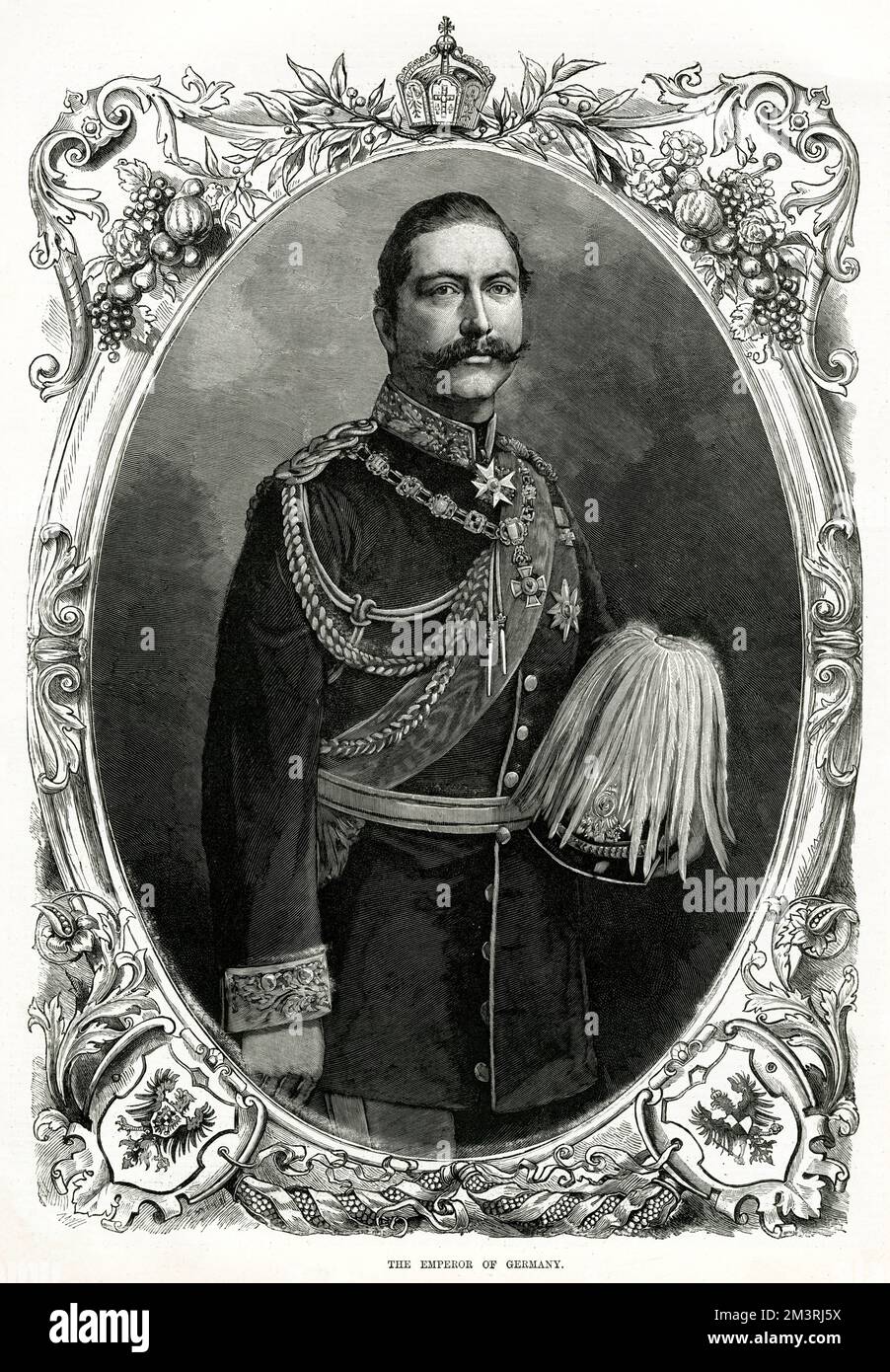 Guillaume II, empereur allemand 1888 Banque D'Images