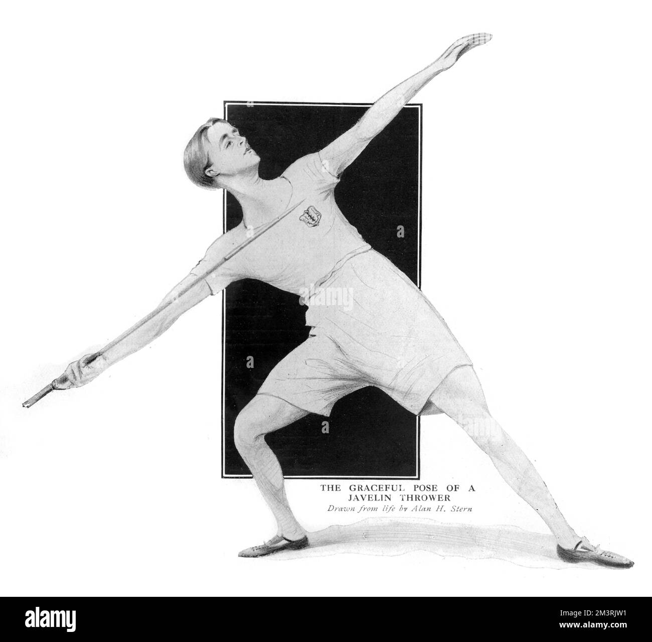 Lanceur de javelot, 1913 Banque D'Images