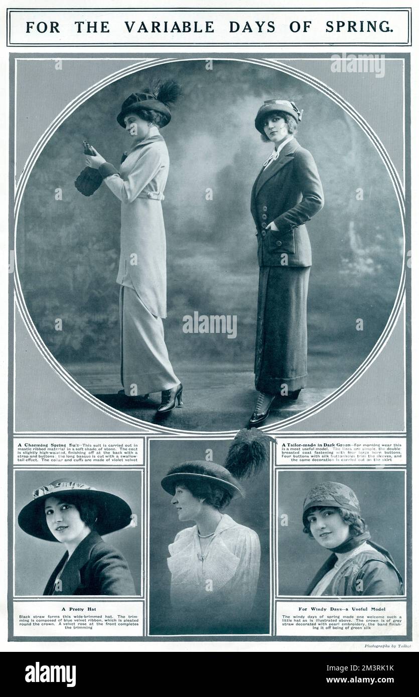 Jours variables du printemps 1913 Banque D'Images