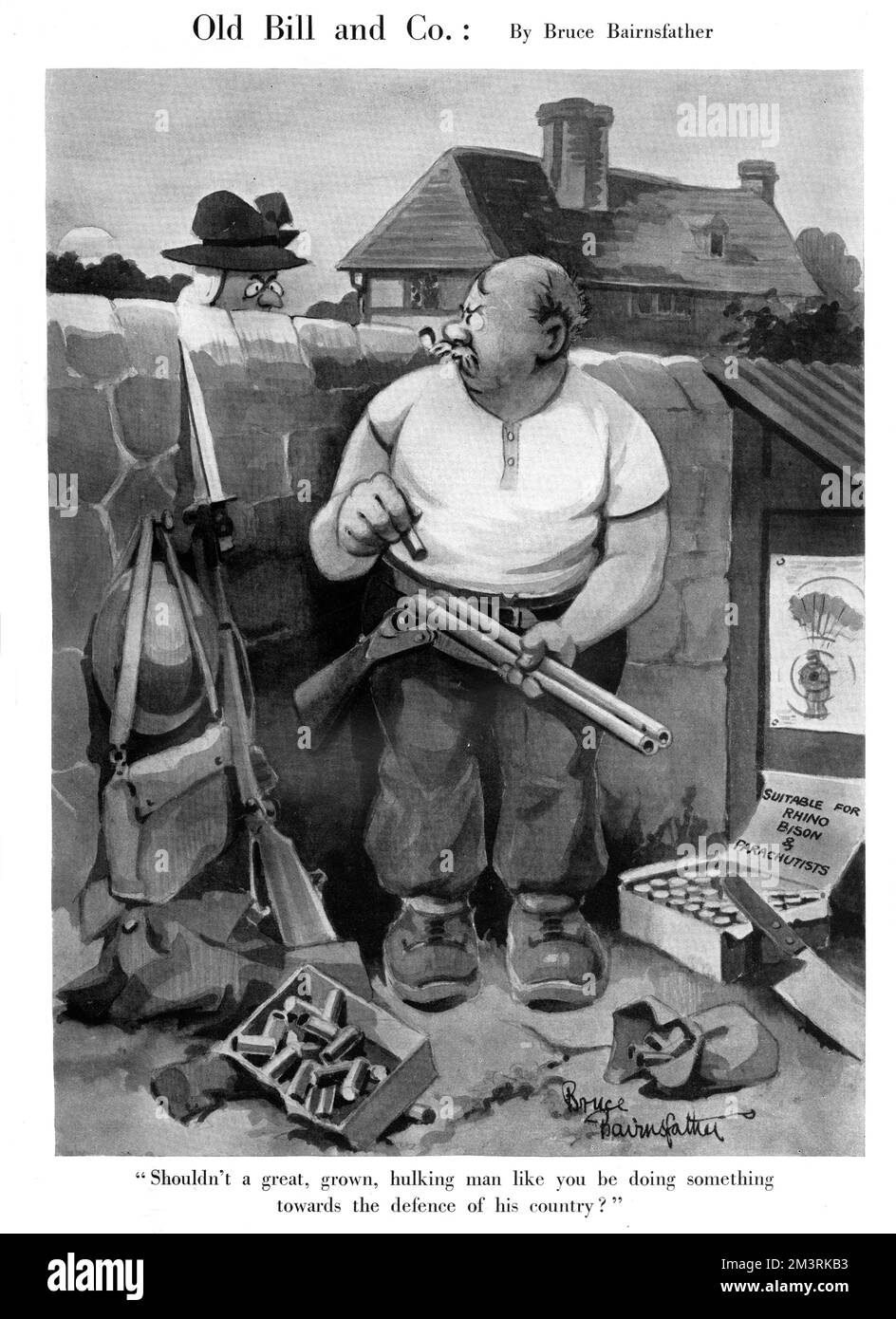 Vieux Bill et Co. Banque D'Images