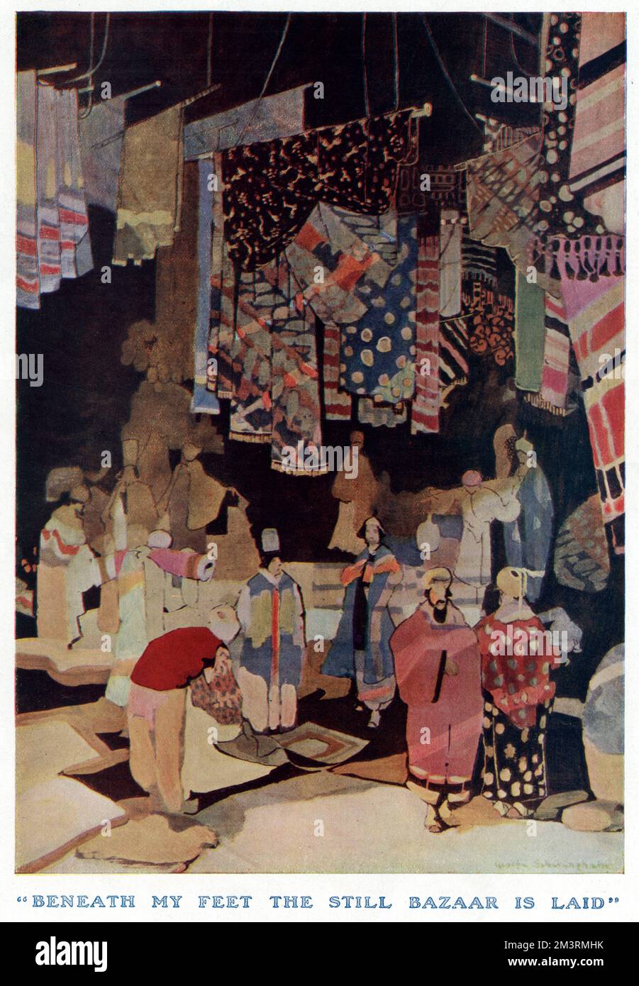 Sous mes pieds se trouve le Still Bazaar Banque D'Images