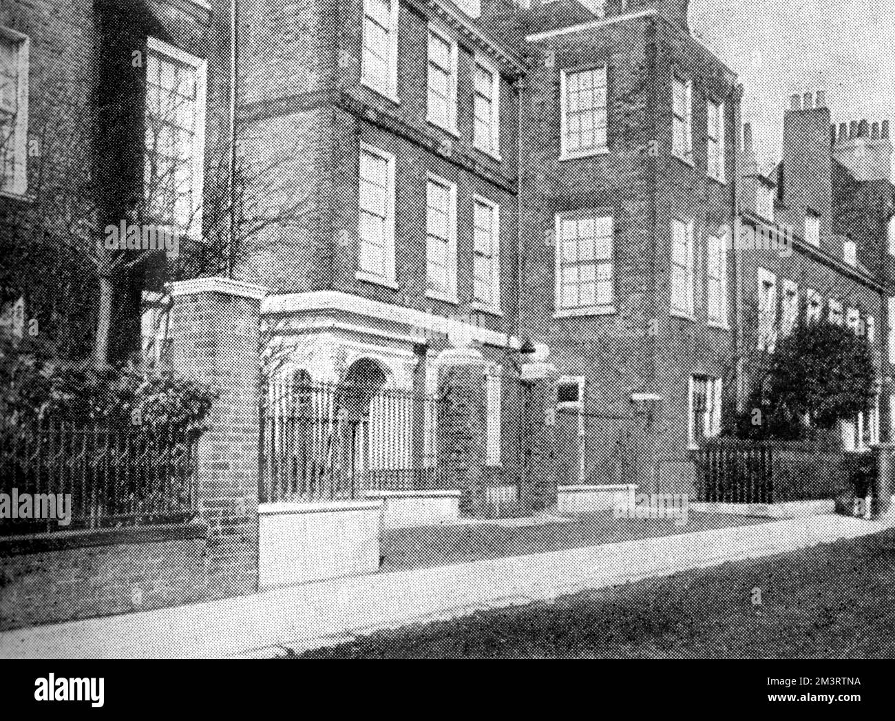 Walpole House, Chiswick Mall Banque D'Images