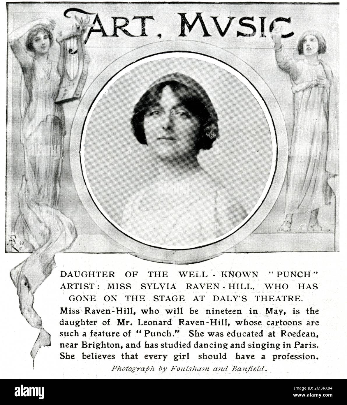 Sylvia Raven-Hill Banque D'Images