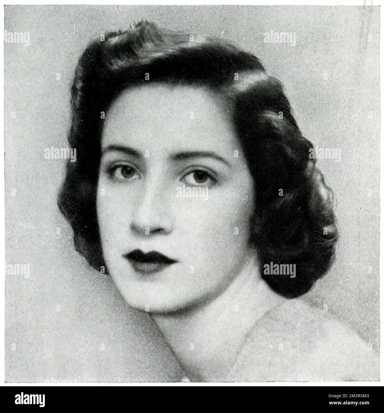 Mme Renee Merandon du Plessis (1916 - 2007), plus tard Mme Langton Iliffe. Responsable du sauvetage et de la restauration du parc Basildon dans le Berkshire. 1938 Banque D'Images