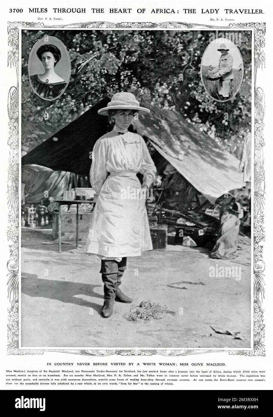 The Lady Traveller : Olive MacLeod in Africa 1911 Banque D'Images