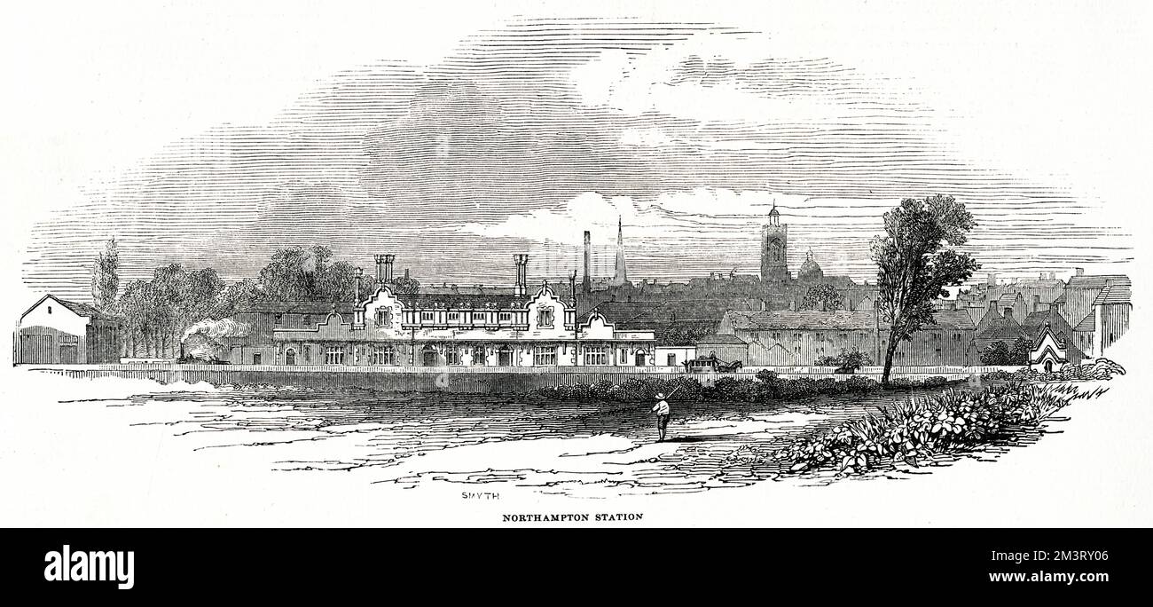 Gare de Bridge Street, Northampton Banque D'Images