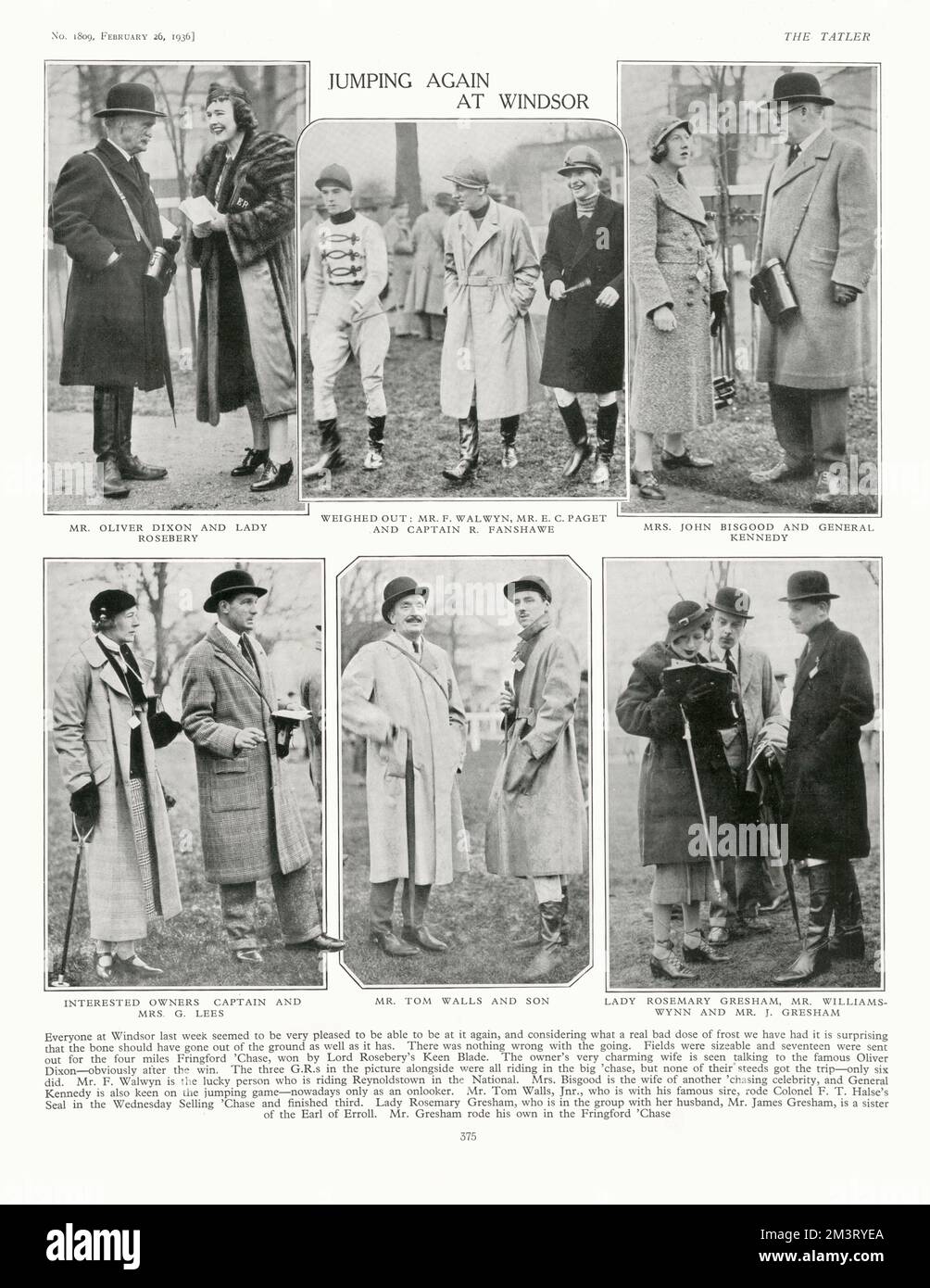 Courses à Windsor Banque D'Images