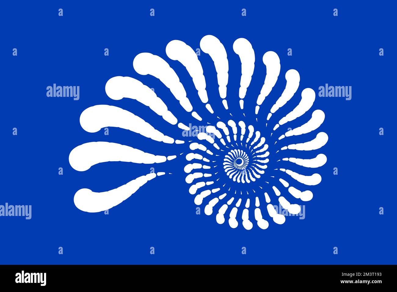 Modèle de conception de symbole Nautilus Seashell. Illustration vectorielle Illustration de Vecteur