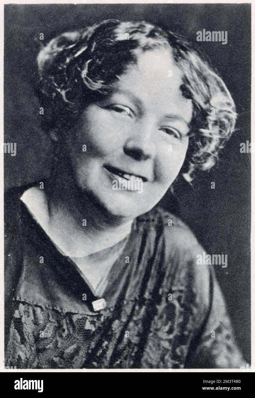 Christabel Pankhurst (1880 - 1958), suffragette britannique, à l'époque où elle a été créée Dame Commandeur de l'ordre de l'Empire britannique dans la liste des distinctions honorifiques du nouvel an 1936. Banque D'Images