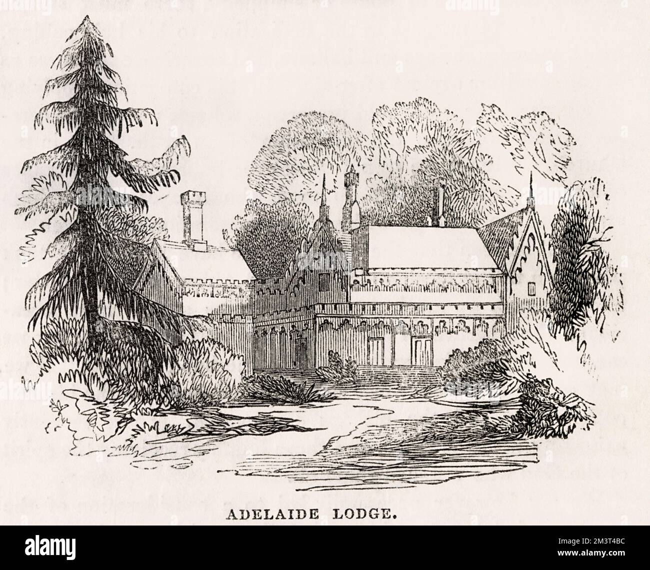 Adelaide Cottage, Windsor Banque D'Images