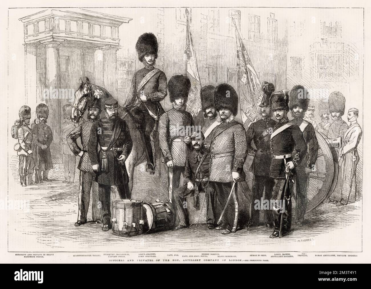 Hon. Artillery Company de Londres Banque D'Images