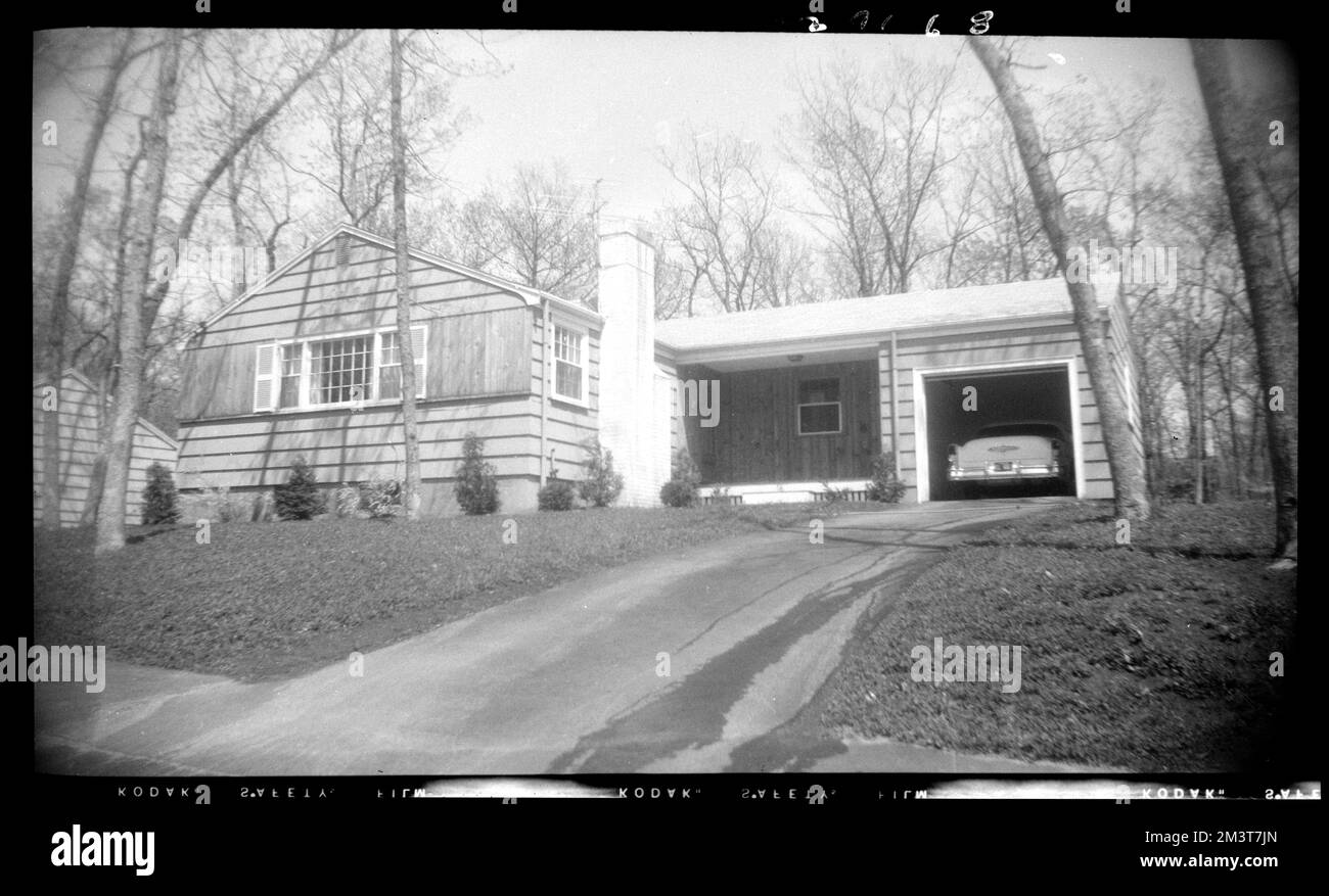 Savoy Road #68 , Maisons. Needham Building Collection Banque D'Images