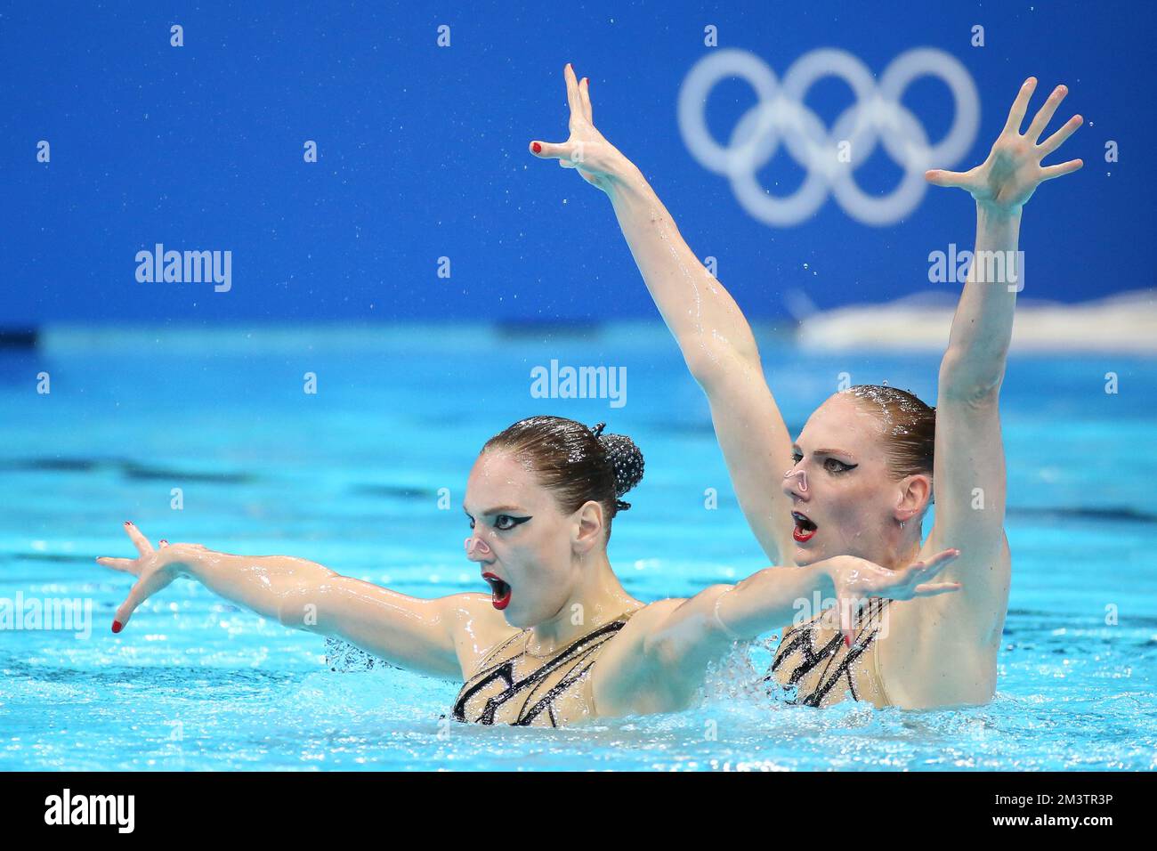 4 AOÛT 2021 TOKYO, JAPON Svetlana ROMASHINA et Svetlana KOLESNCHENKO