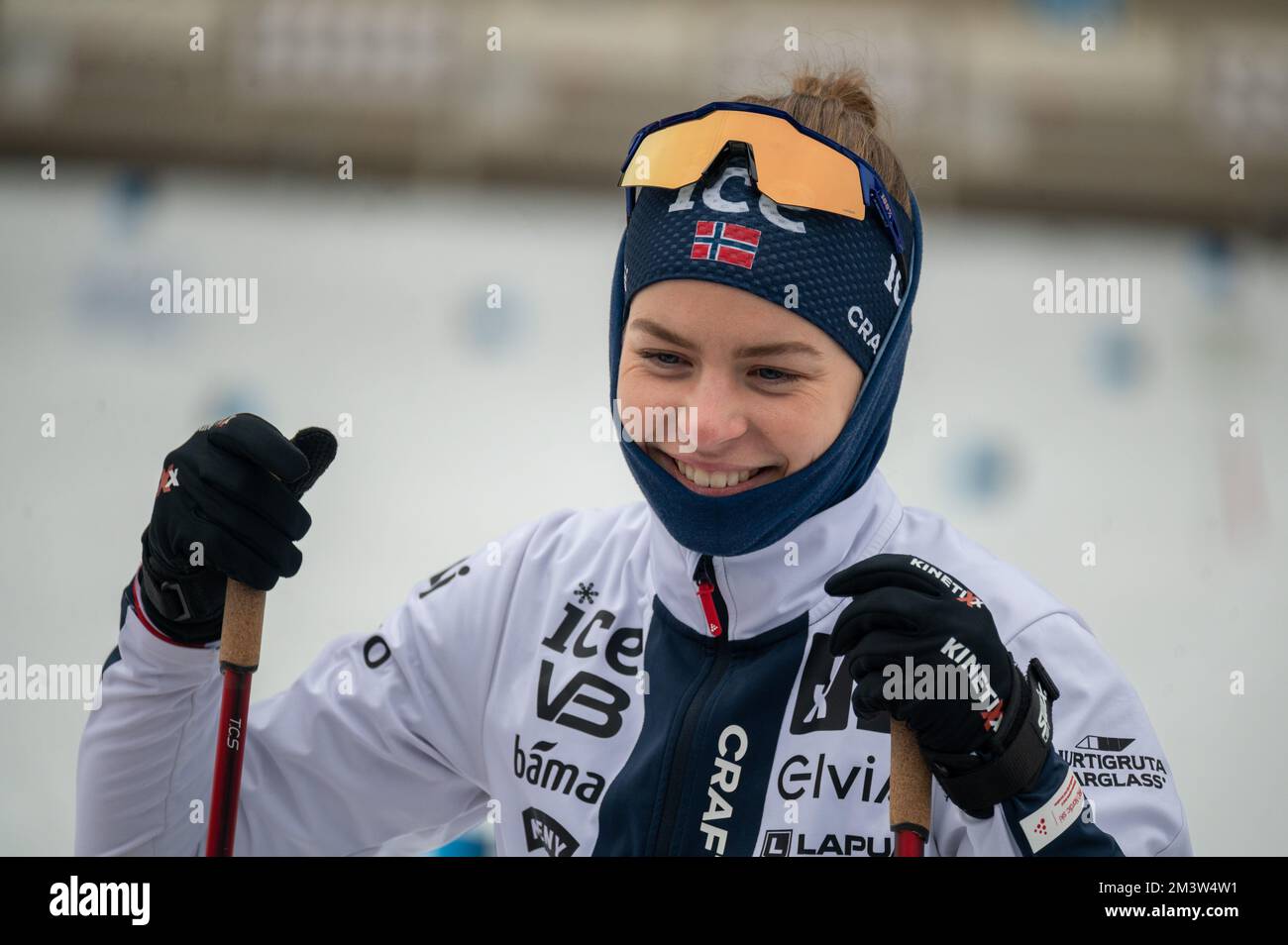 Biathlète norvégien lors de la coupe du monde 2022 de BMW IBU, Annecy - le Grand-Bornand, sprint féminin, sur 16 décembre 2022 au Grand-Bornand, France - photo Frison florien / DPPI Banque D'Images