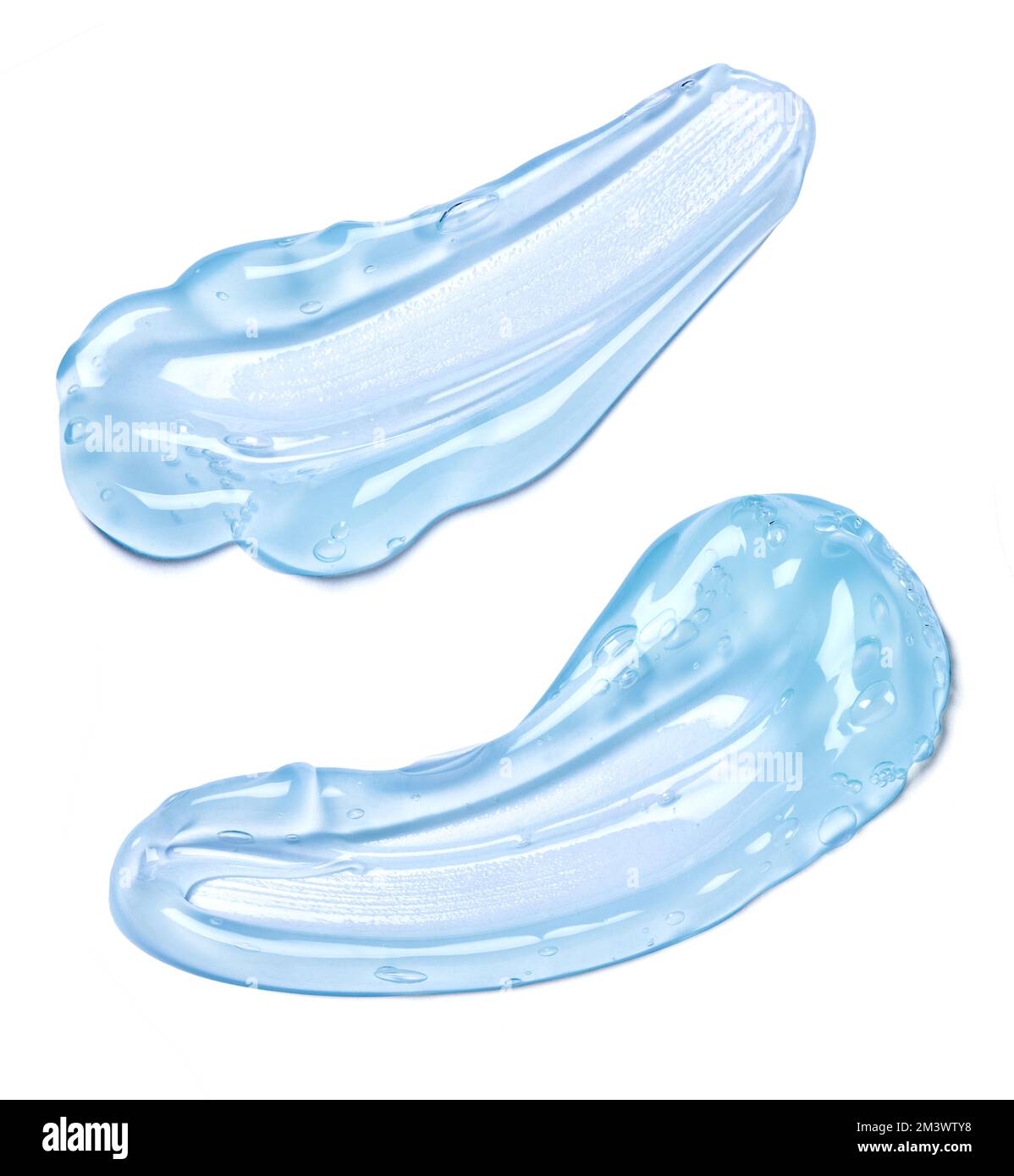 crème cosmétique maquillage beauté lotion eau fraîche goutte bleu gel avc shampooing humide savon transparent soins de la peau liquide hygiène soins de la peau Banque D'Images