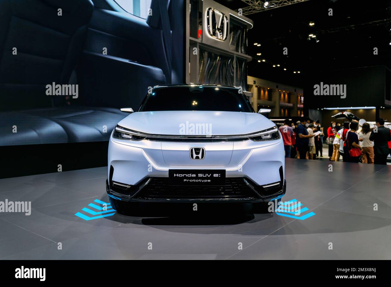 Thaïlande - 12 décembre 2022 : voiture Honda EV exposée au salon international de l'automobile de Thaïlande 2022 Arina Muangthong Thani, Bangkok, Thaïlande. Banque D'Images