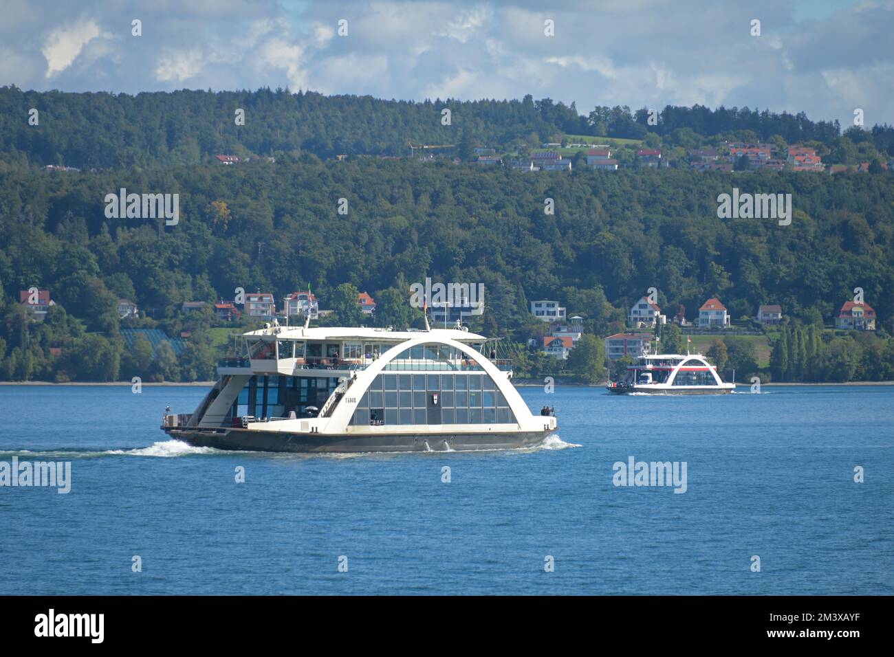 Autofähre Konstanz-Meersburg, Schiff Tabor, Bodensee, Bade-Wurtemberg, Allemagne Banque D'Images