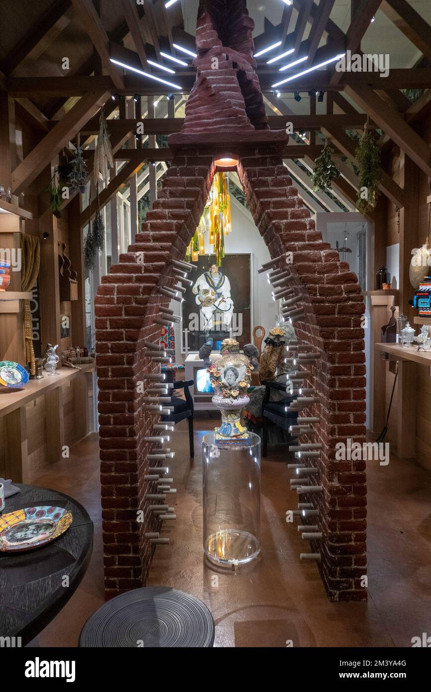 « Avant hier, nous pouvions voler : une exposition Afrofuturiste Period Room » au Metropolitan Museum of Art de New York, États-Unis 2022 Banque D'Images