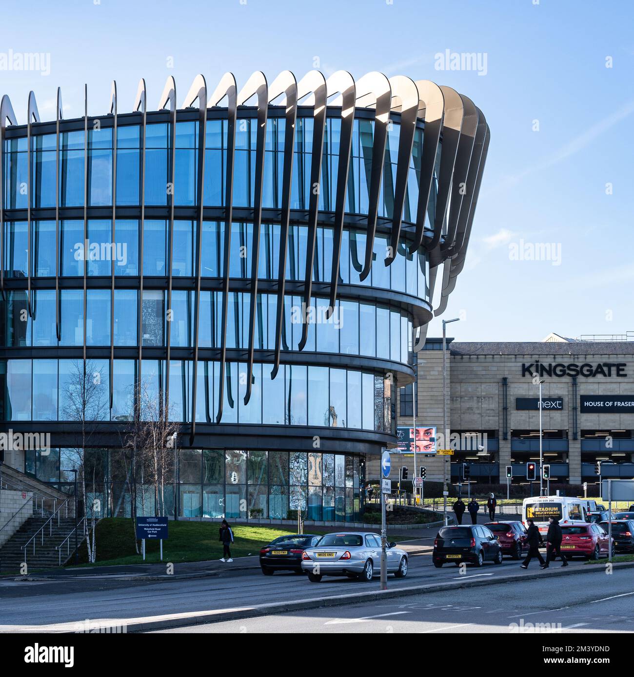 l'université de huddersfield et le kingsgate Banque D'Images