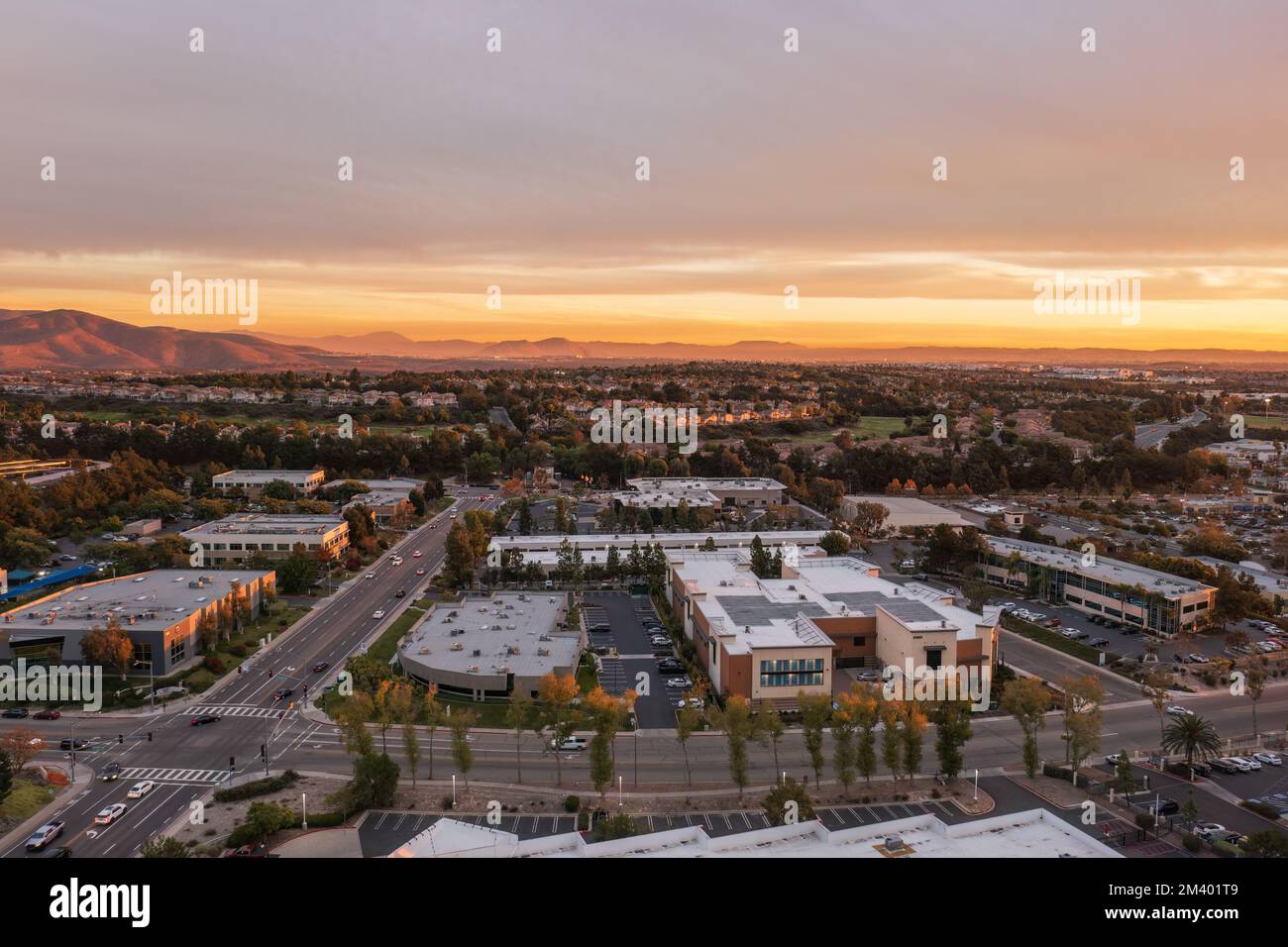 Eastlake Chula Vista dans le comté de San Diego. Banque D'Images