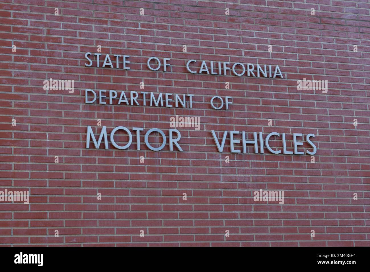 State of California Department of Motor Vehicles signe sur le bâtiment à Los Angeles Banque D'Images State of California Department of Motor Vehicles signe sur le bâtiment à Los Angeles Banque D'Images
