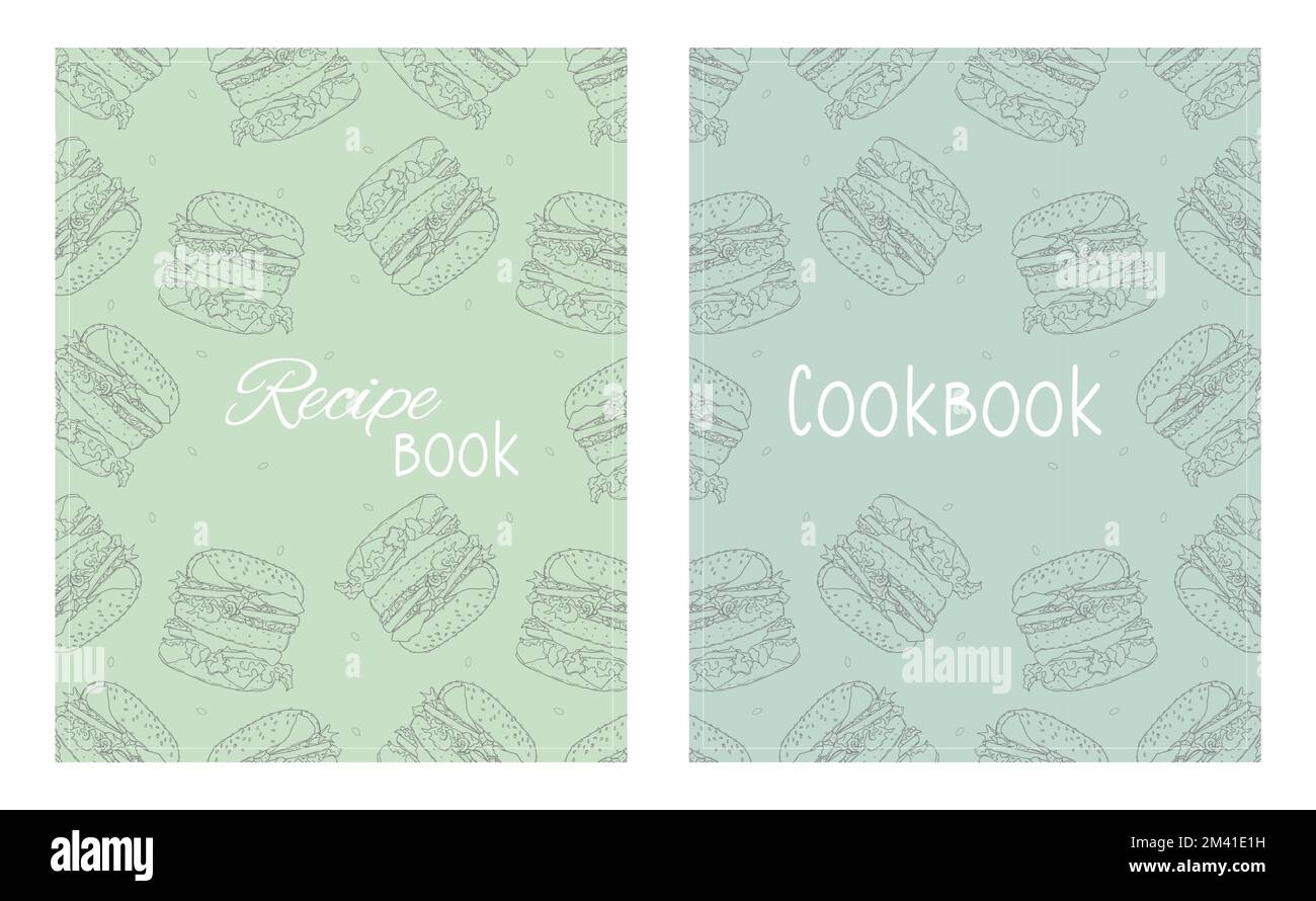 Page De Garde Recettes Modèles de page de garde pour les livres de recettes basés sur des