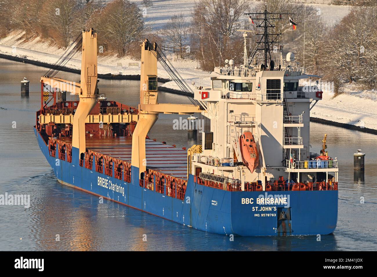 General Cargo Ship BBC BRISBANE Banque D'Images