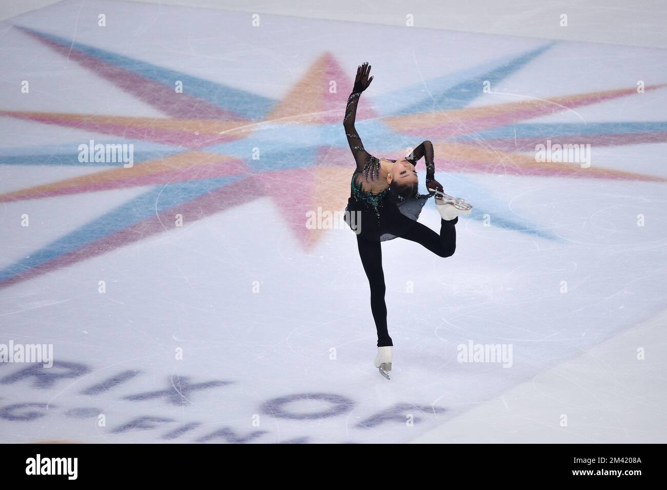 Minsol Kwon lors de la finale 2022 du Grand Prix de patinage artistique de l'UIP à Palavela on 09 décembre 2022, à Turin, en Italie. Banque D'Images