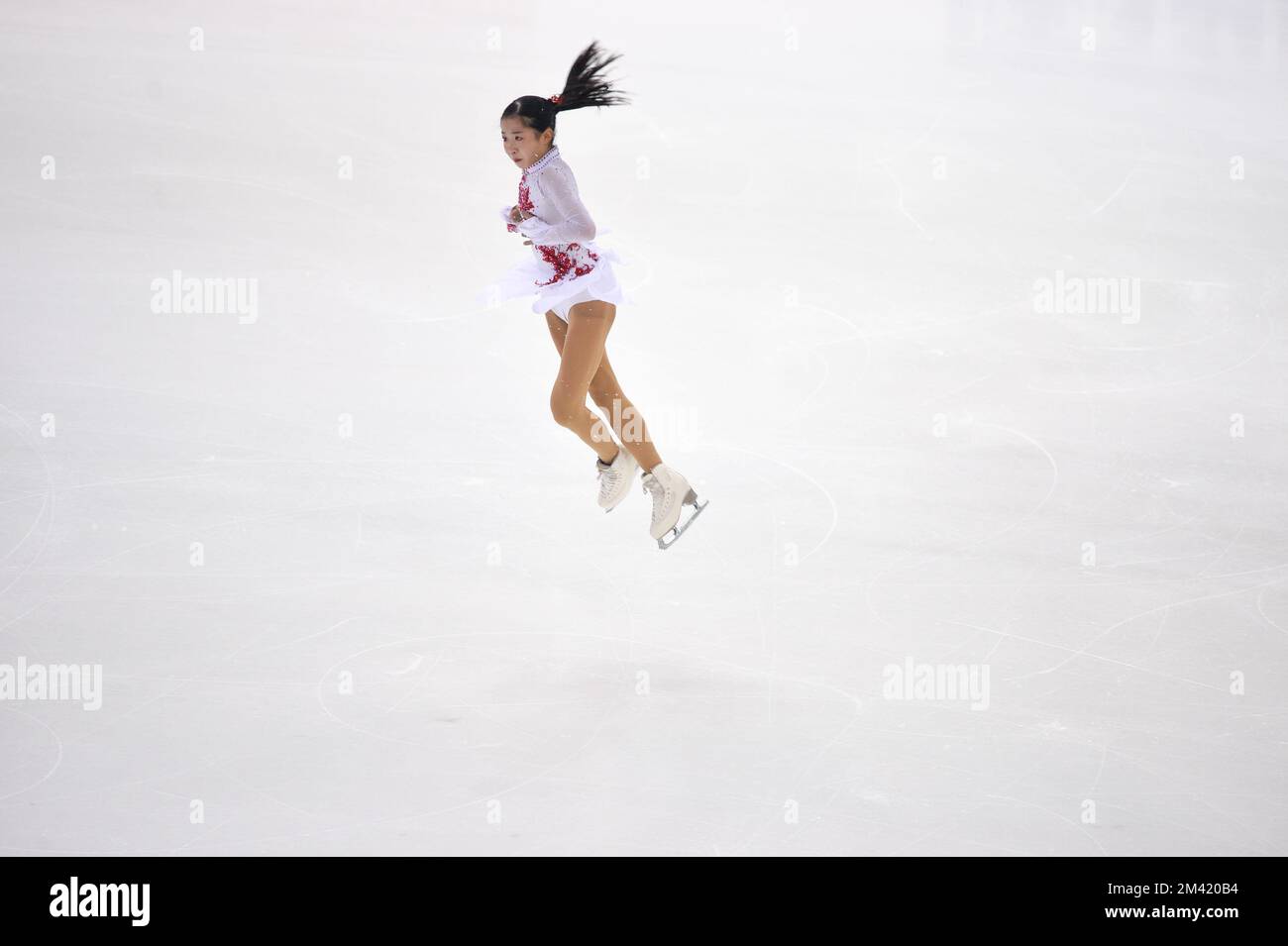 Ami Nakai lors de la finale 2022 du Grand Prix de patinage artistique de l'UIP à Palavela on 09 décembre 2022, à Turin, en Italie. Banque D'Images