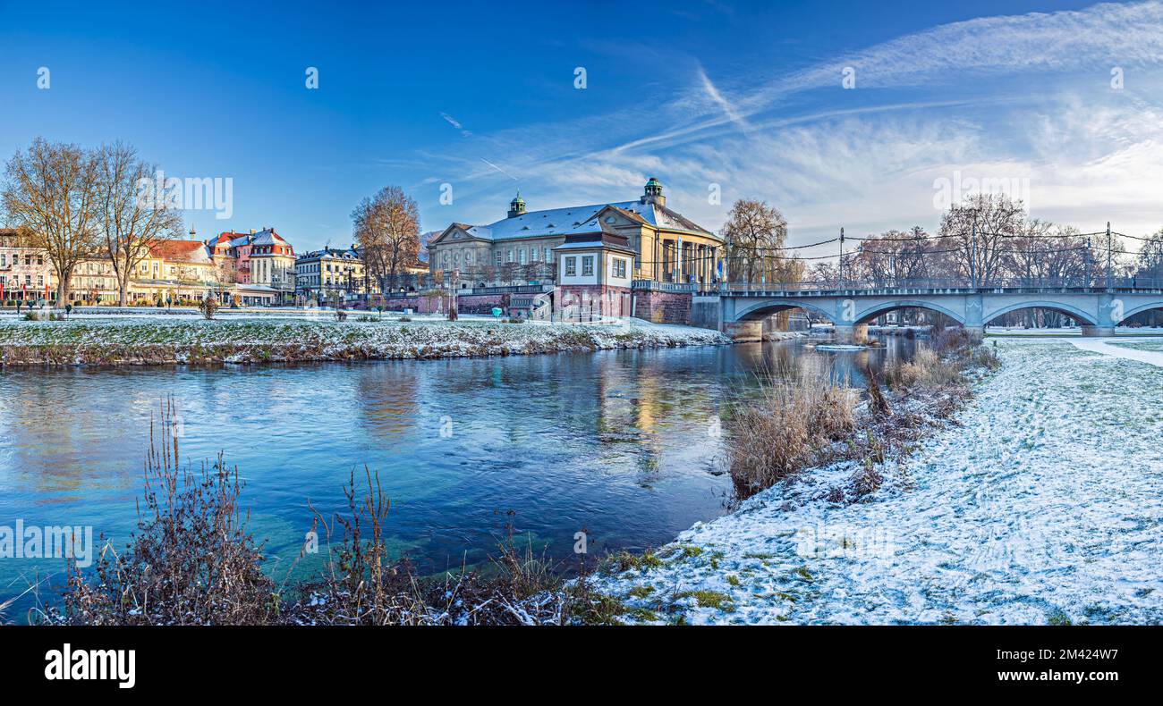 Vue sur la ville de Bad Kissingen en Allemagne. Bad Kissingen, Bavière, Allemagne. Banque D'Images