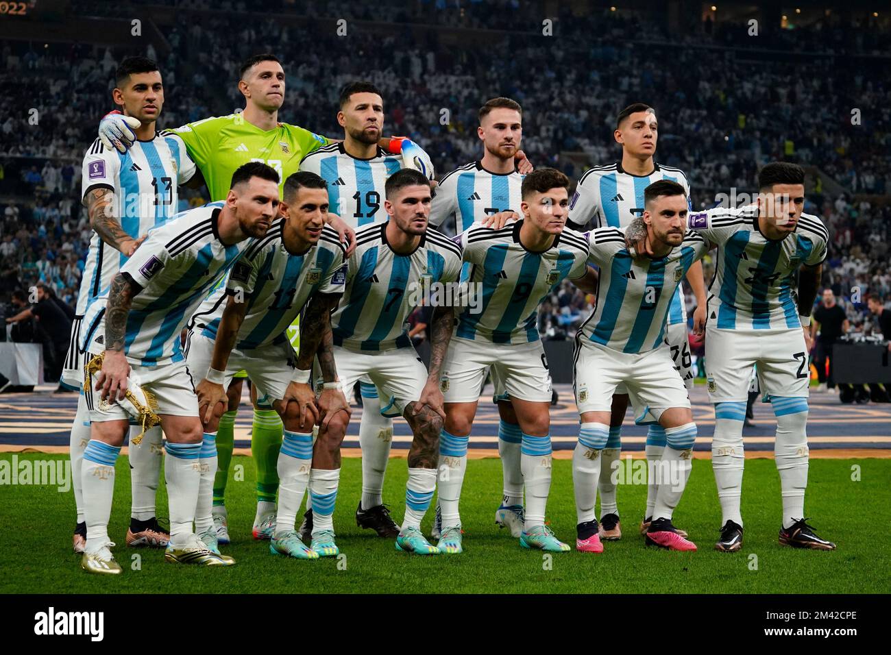 Équipe Argentine pendant la coupe du monde de la FIFA, Qatar. , . À Lusail, Qatar. (Photo de Bagu Blanco/Pressinphoto/Sipa USA) crédit: SIPA USA/Alay Live News Banque D'Images