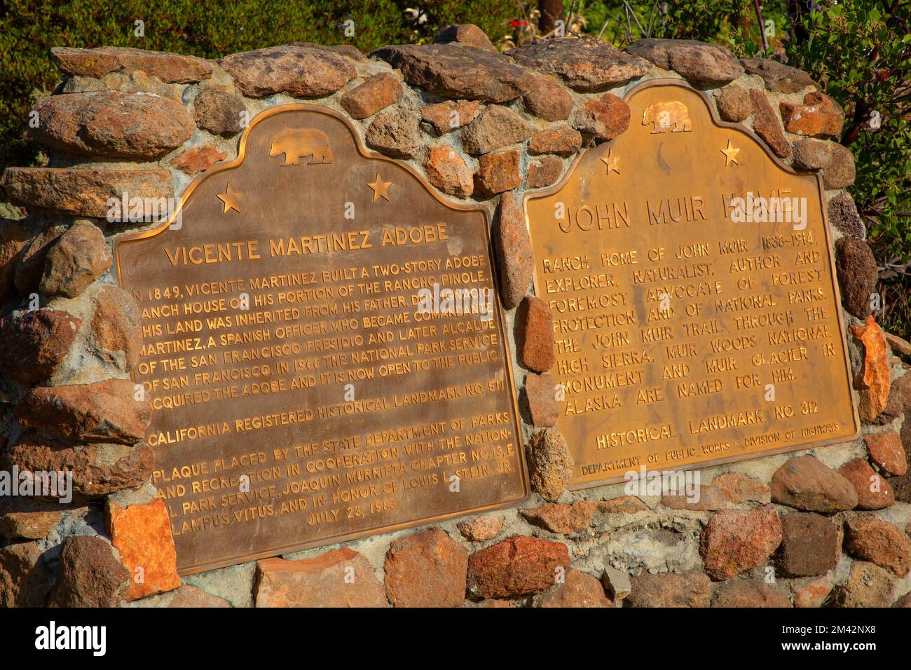 Monument historique, site historique national John Muir, Martinez, Californie Banque D'Images