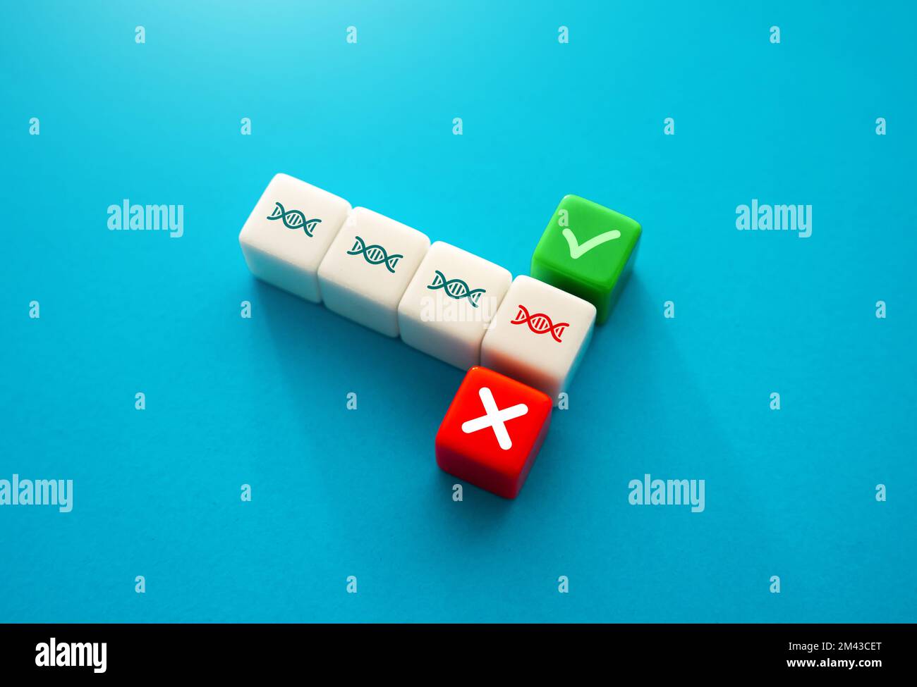 Édition du génome. Des bébés génétiquement conçus, une vision pour l'avenir. Modification de l'ADN. Thérapie génique. Gènes dormants dormants. Probabilité et pred Banque D'Images