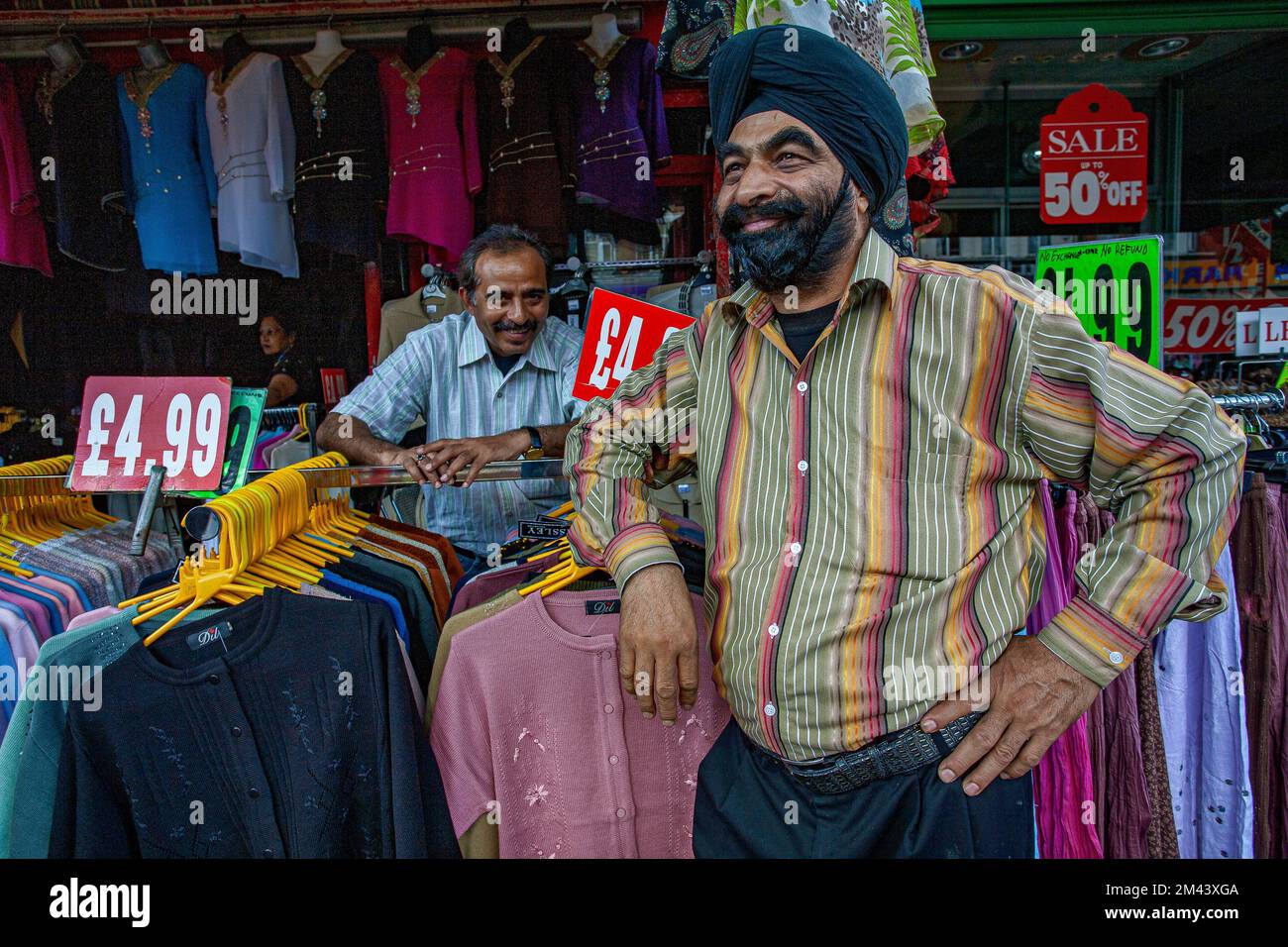GRANDE-BRETAGNE / Londres / Southall / souvent appelé Little Punjab ou Little India, West London Southall district a été un centre sud-asiatique . Banque D'Images