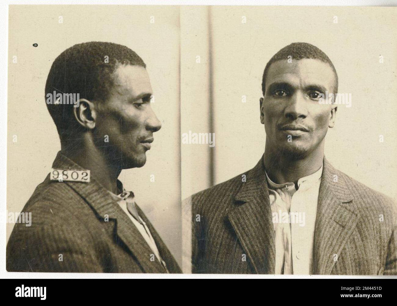 Photographie de Jake Gaston. Bureau des prisons, dossiers de cas Inmate. Banque D'Images
