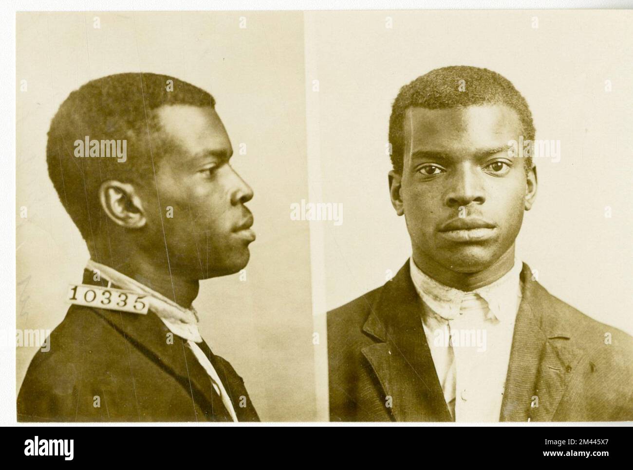 Photographie de William Lee. Bureau des prisons, dossiers de cas Inmate. Banque D'Images