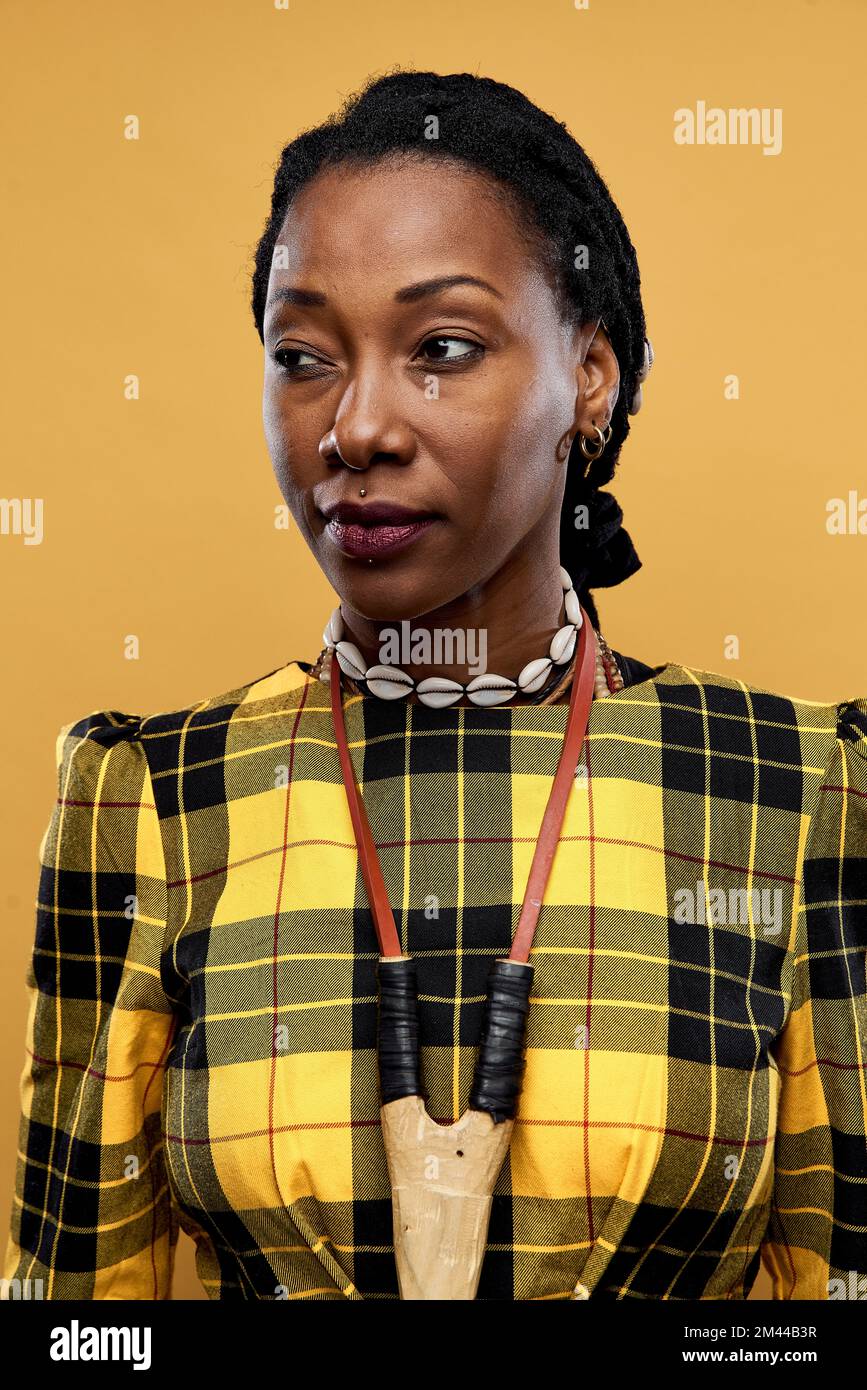 Fatoumata Diawara photographiée à Bristol, Royaume-Uni Banque D'Images