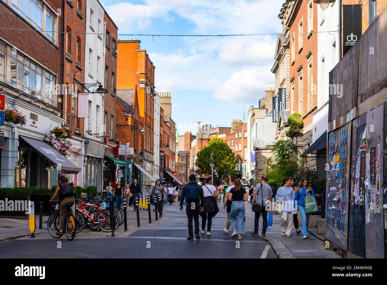 South William Street, Dublin City, Irlande Banque D'Images