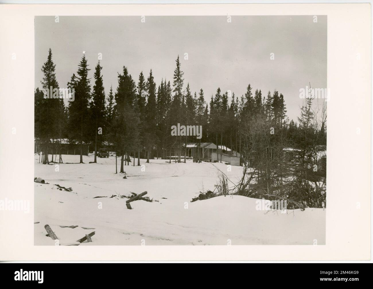 Une partie du camp #4. État: Alaska. Banque D'Images