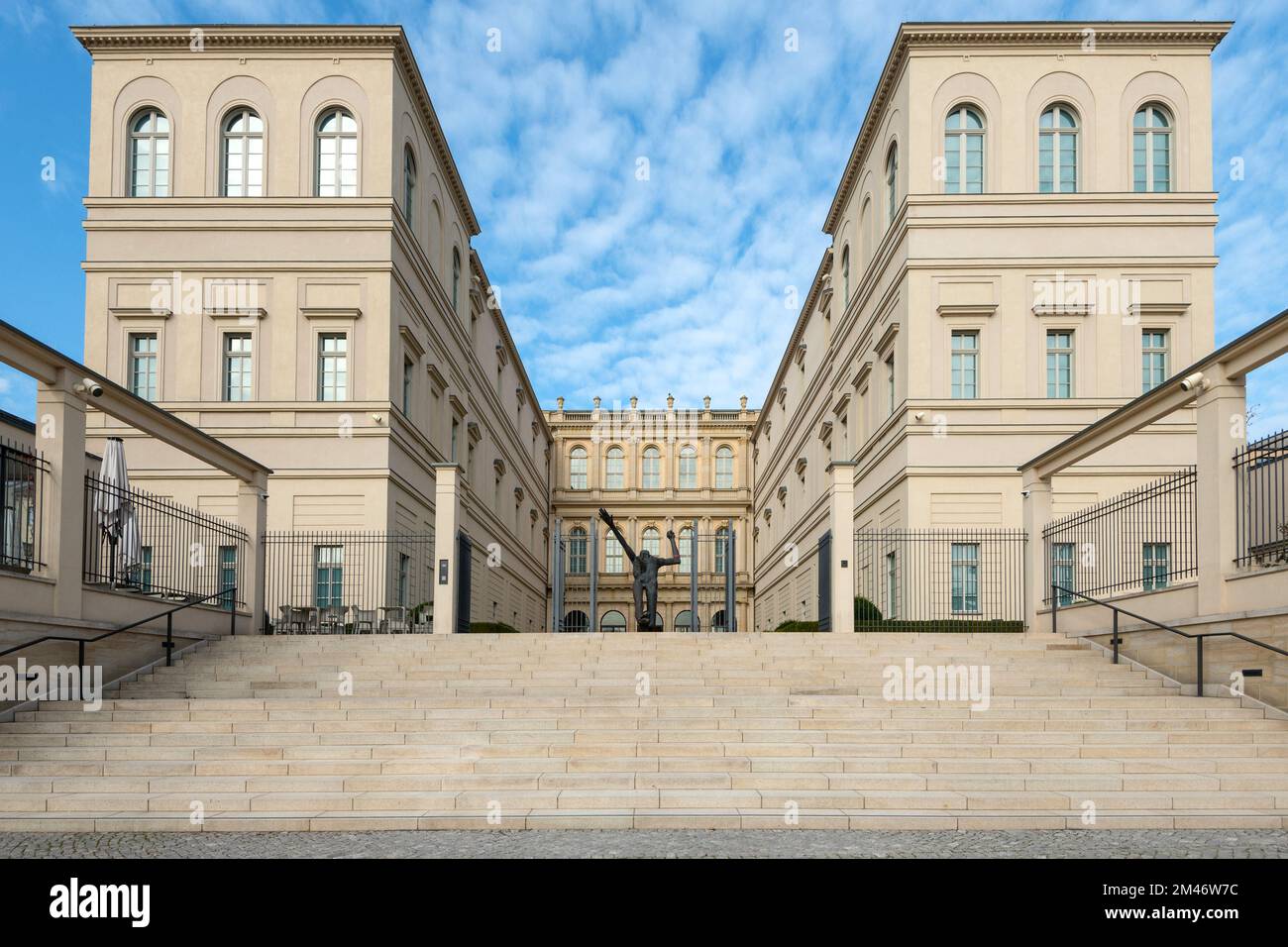 Musée Barberini côté eau Havel, Potsdam, Allemagne Banque D'Images