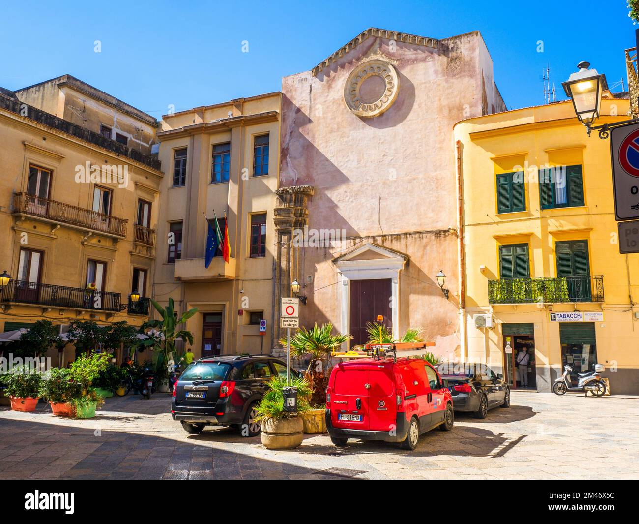Église San Francesco di Paola - Trapani, Sicile, Italie Banque D'Images