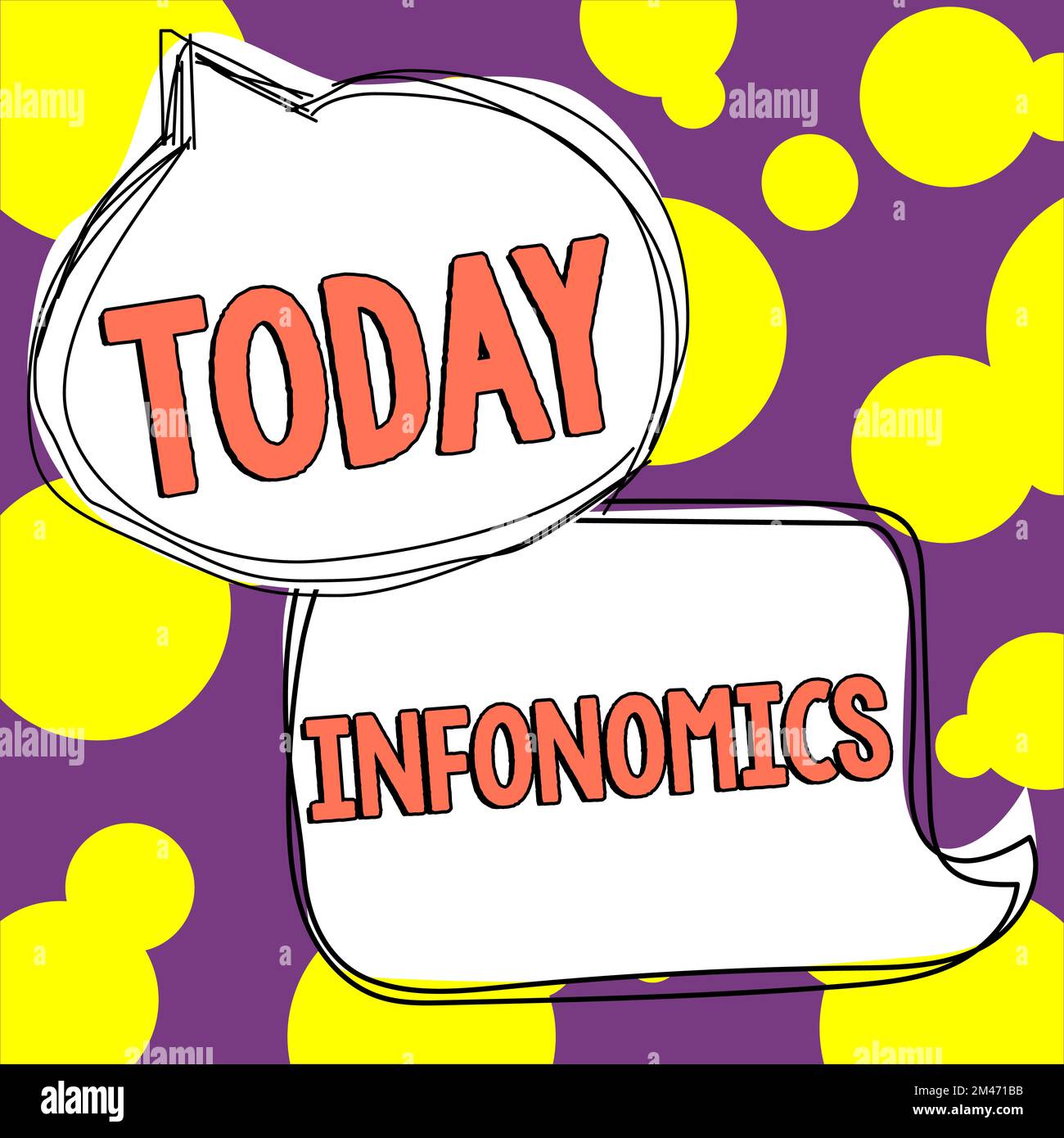 Affiche affichant des informations. Image visuelle d'idée d'entreprise utilisée pour représenter des informations ou des données Banque D'Images