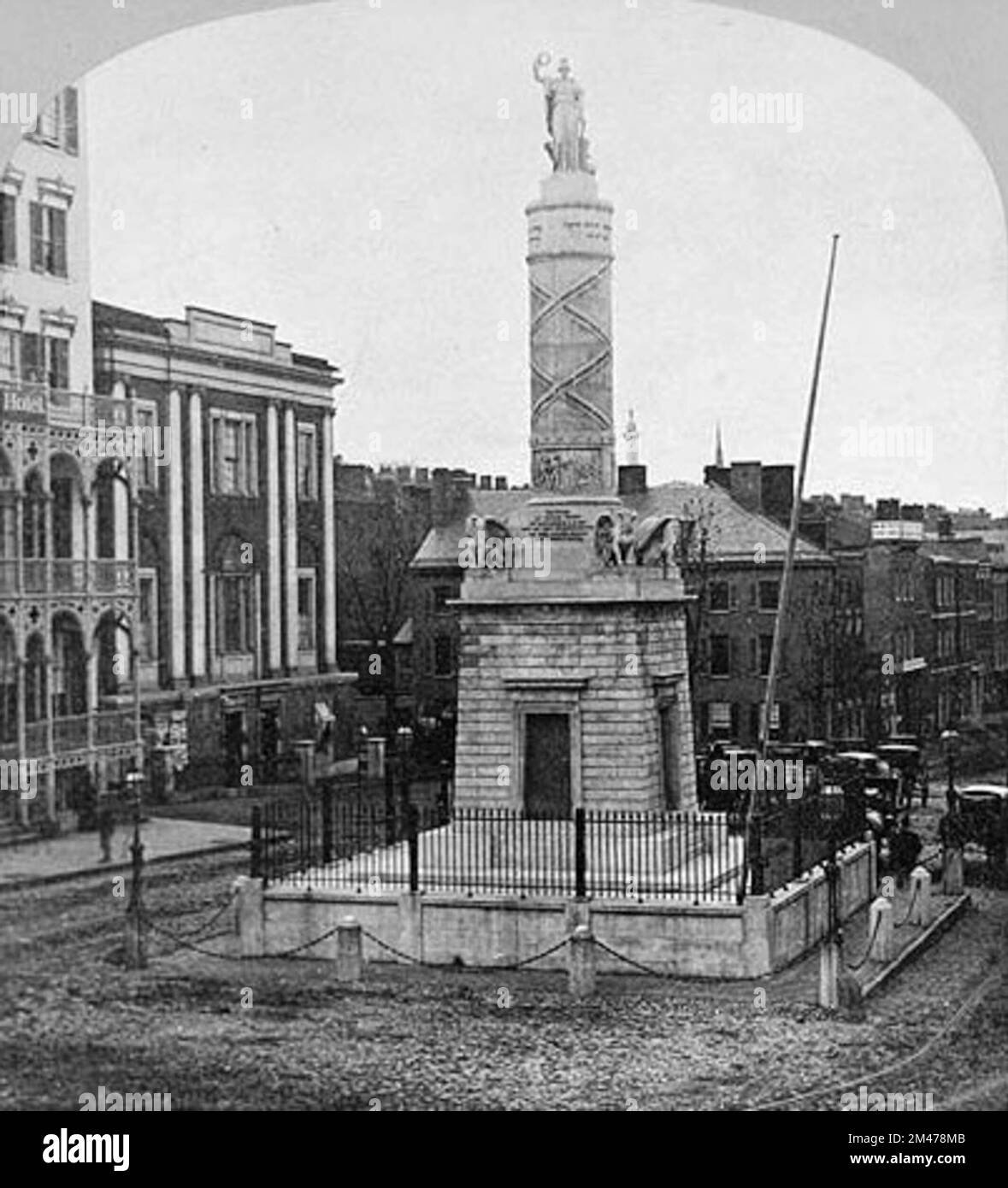 , Monument de la bataille de Baltimore Banque D'Images